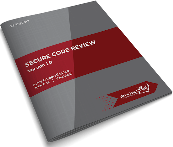 Secure Code Review Report Rhino Security Labs
